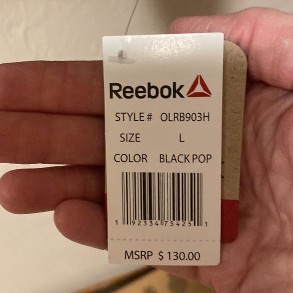 𝅺REEBOK zip-up, color-block windbreaker, size L (women’s) - Picture 8 of 13